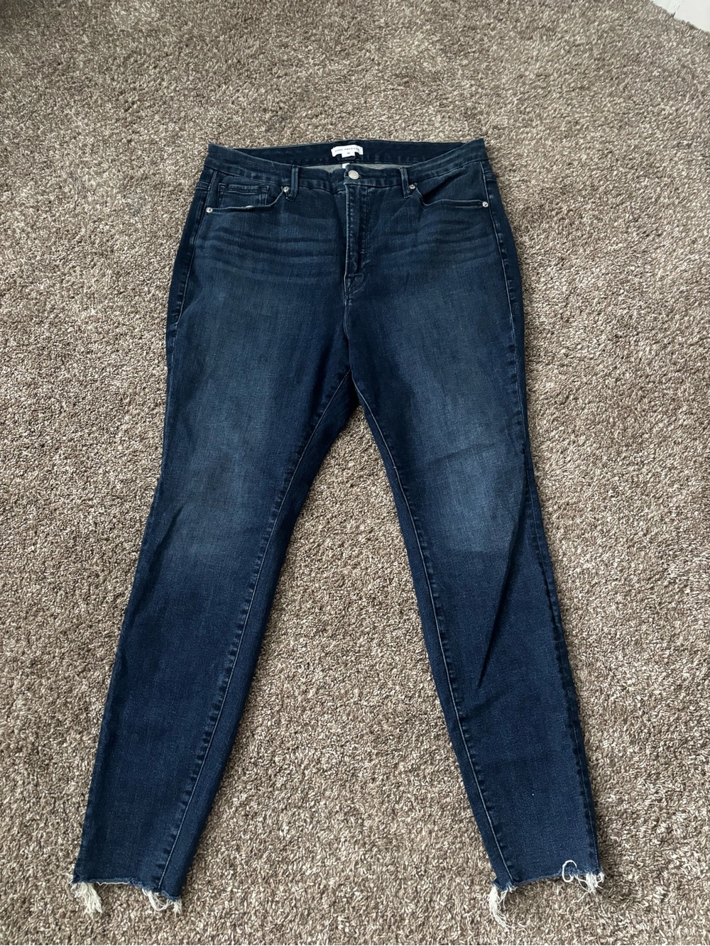Good American Dark Indigo Skinny Jeans